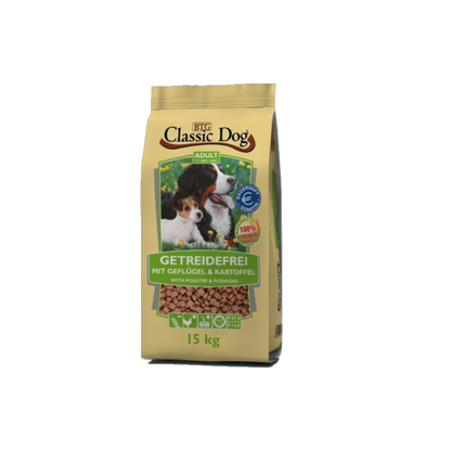 Classic Dog Geflügel & Kartoffel – Trockenfutter ohne Getreide