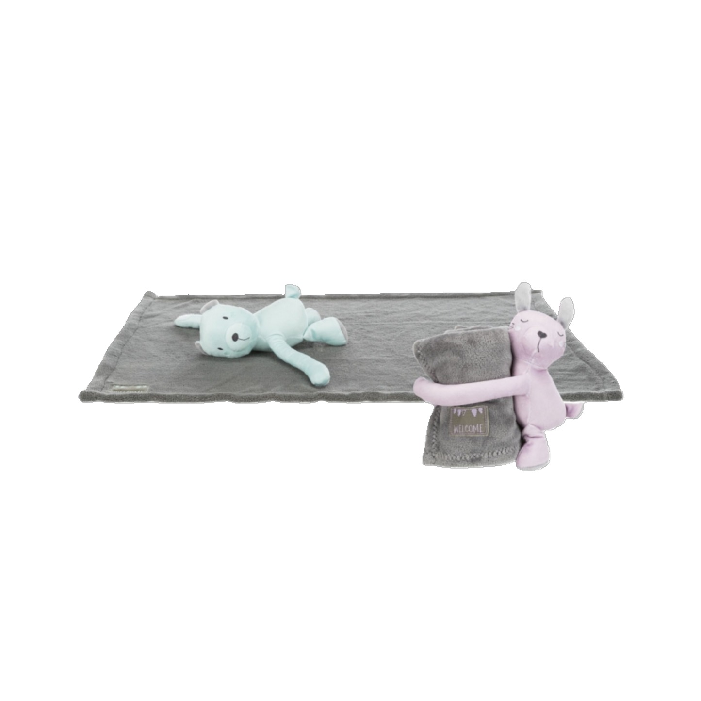 Trixie Junior Kuschel-Set - Kuscheldecke mit Spielzeug