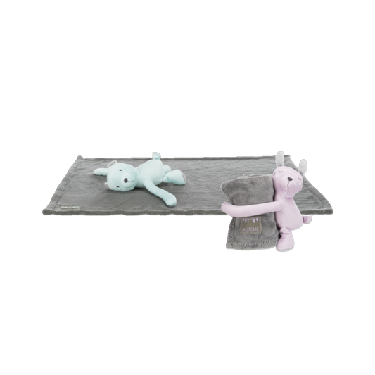 Trixie Junior Kuschel-Set - Kuscheldecke mit Spielzeug