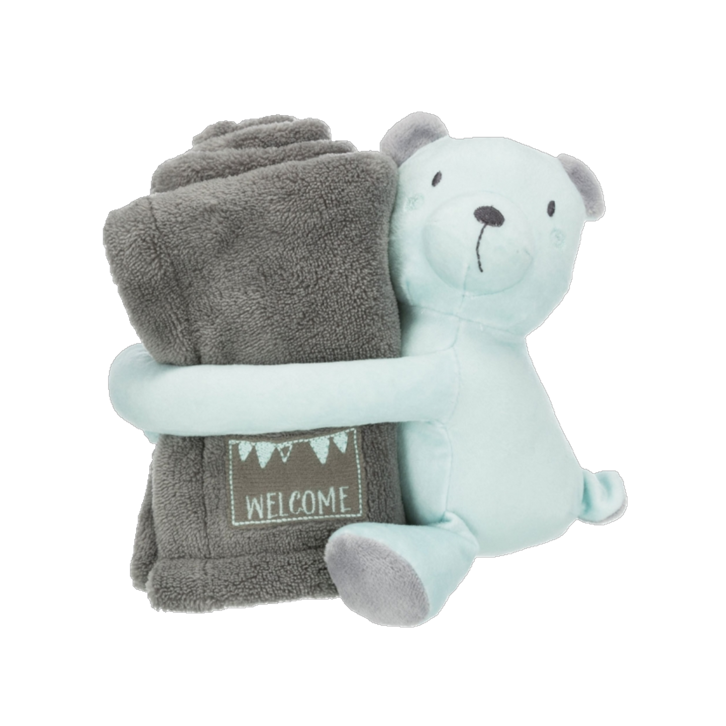 Trixie Junior Kuschel-Set - Kuscheldecke mit Spielzeug