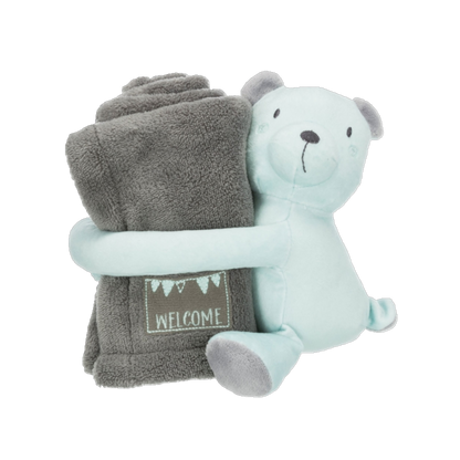 Trixie Junior Kuschel-Set - Kuscheldecke mit Spielzeug