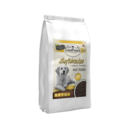 Landfleisch Dog - Softbrocken mit Huhn
