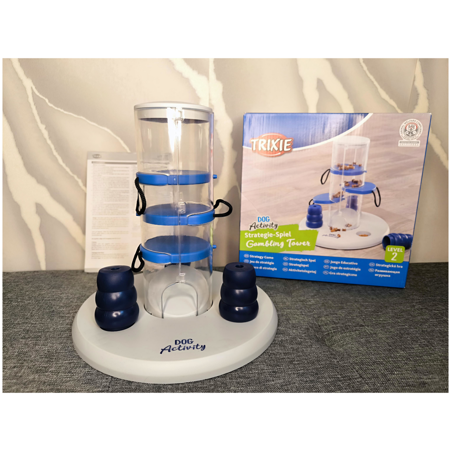 Dog Activity Gambling Tower – Strategietraining für schlaue Spürnasen