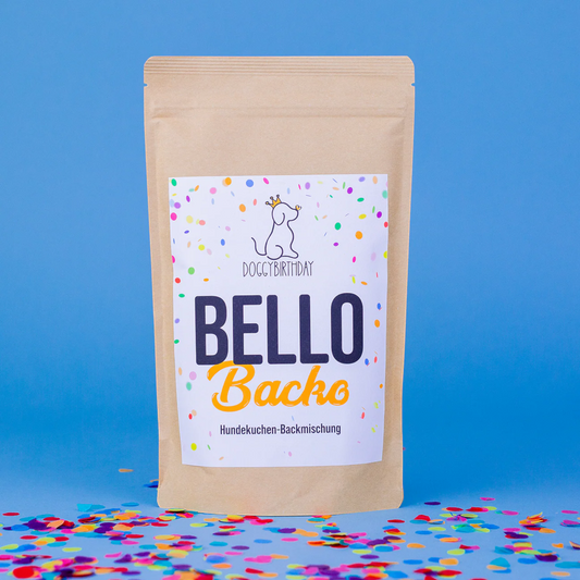 Doggybirthday - Bello Backo Hundekuchen Backmischung