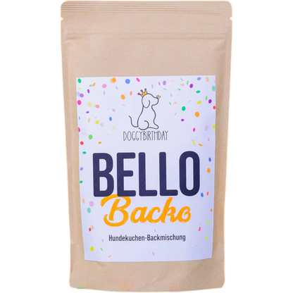 Doggybirthday - Bello Backo Hundekuchen Backmischung
