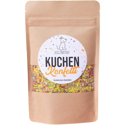 Doggybirthday - Kuchenkonfetti