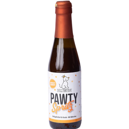Doggybirthday - Pawty Spritz mit Huhn & Möhrchen