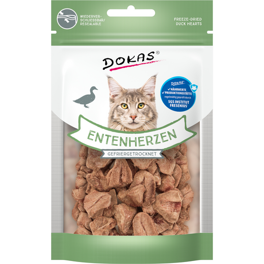 Dokas Cat - Entenherzen (gefriergetrocknet)