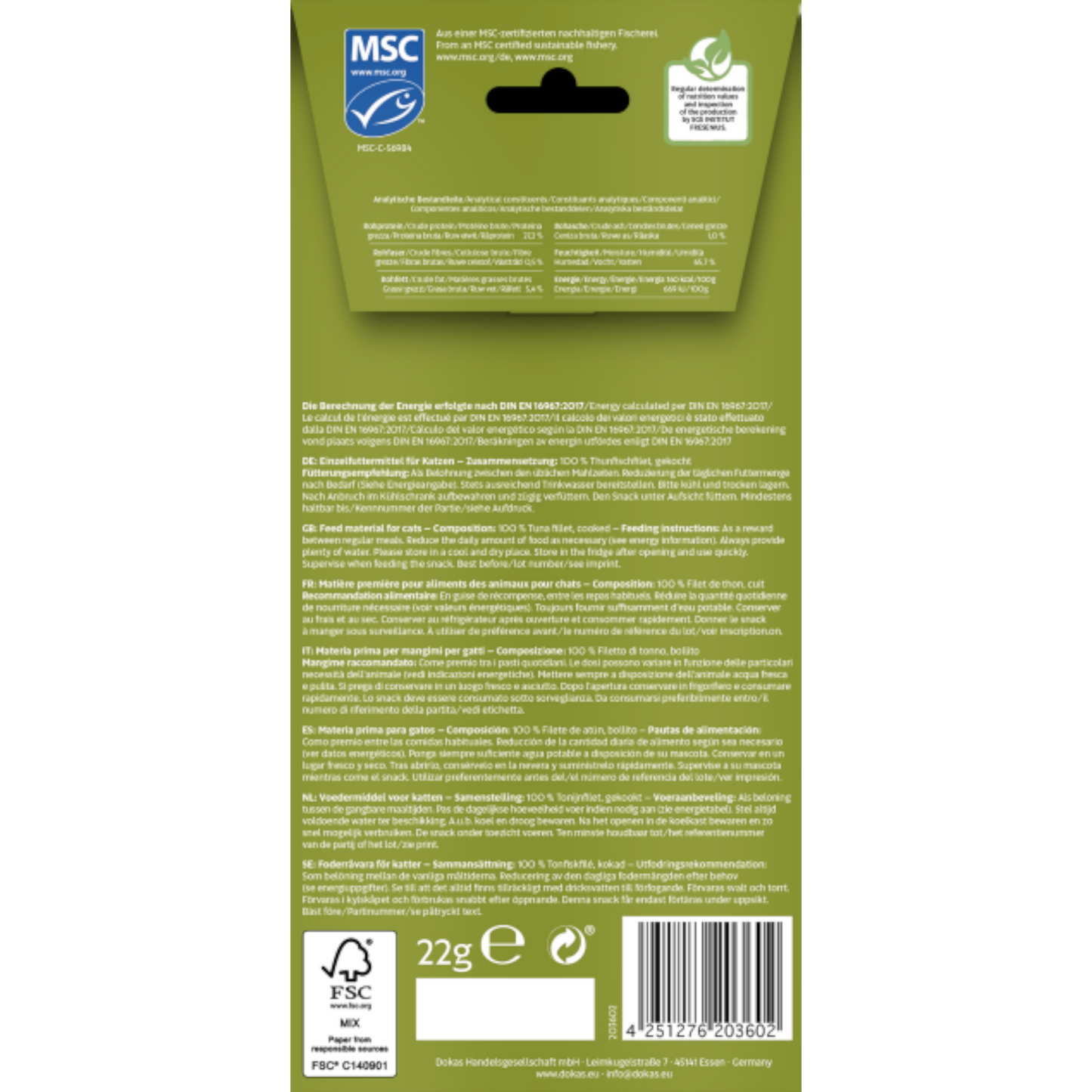 Dokas Cat - Filet Thunfisch