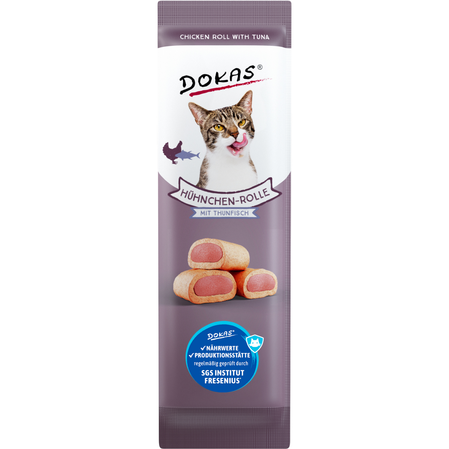 Dokas Cat - Hühnchen-Rolle mit Thunfisch
