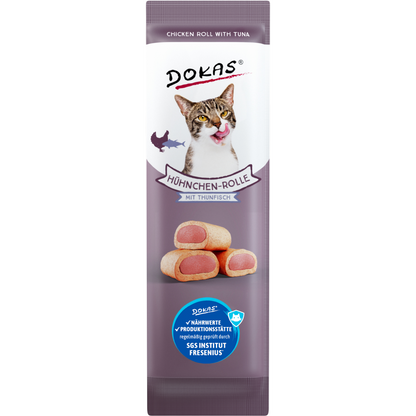 Dokas Cat - Hühnchen-Rolle mit Thunfisch