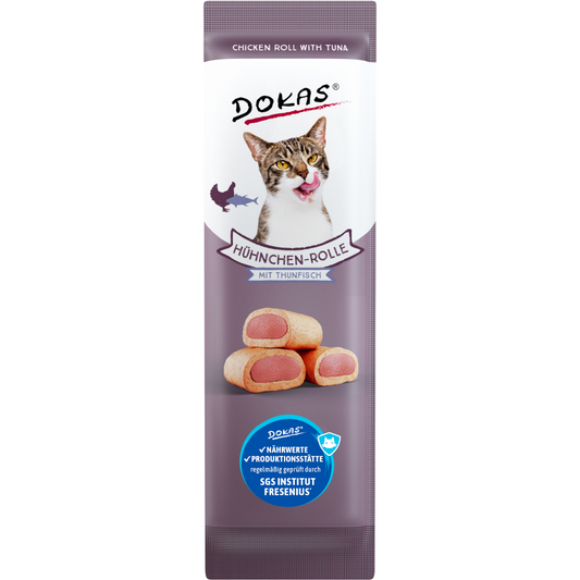 Dokas Cat - Hühnchen-Rolle mit Thunfisch