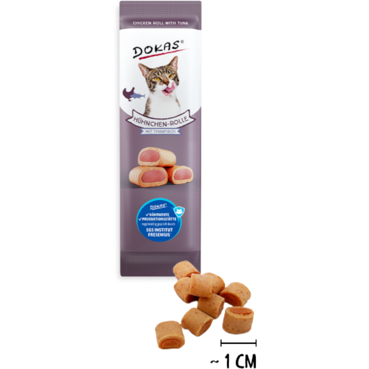 Dokas Cat - Hühnchen-Rolle mit Thunfisch