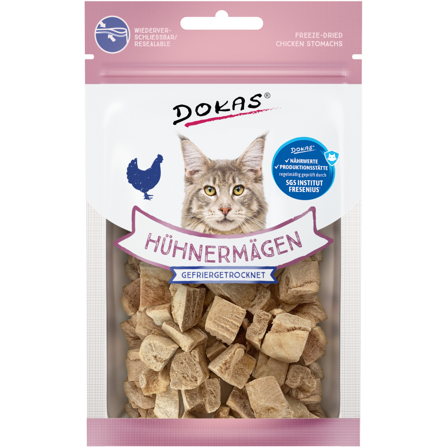 Dokas Cat - Hühnermägen (gefriergetrocknet)