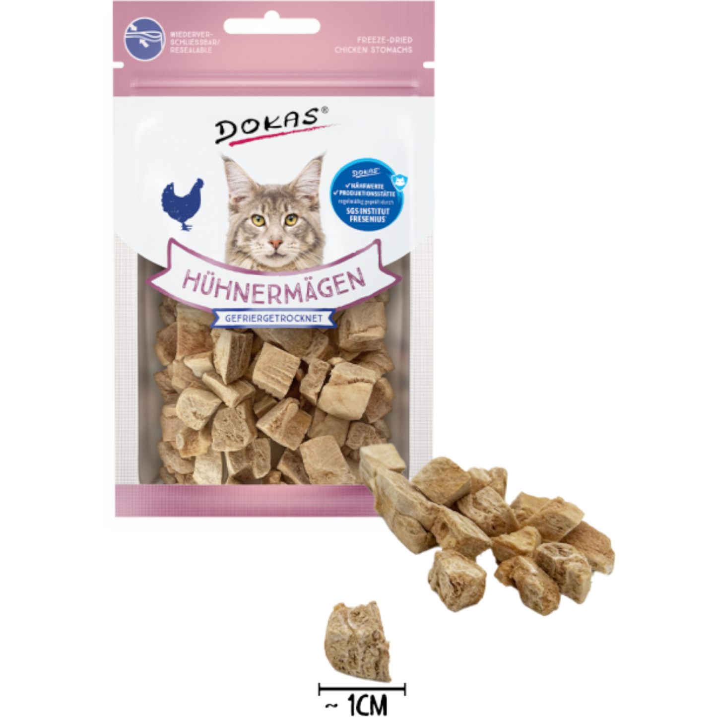 Dokas Cat - Hühnermägen (gefriergetrocknet)