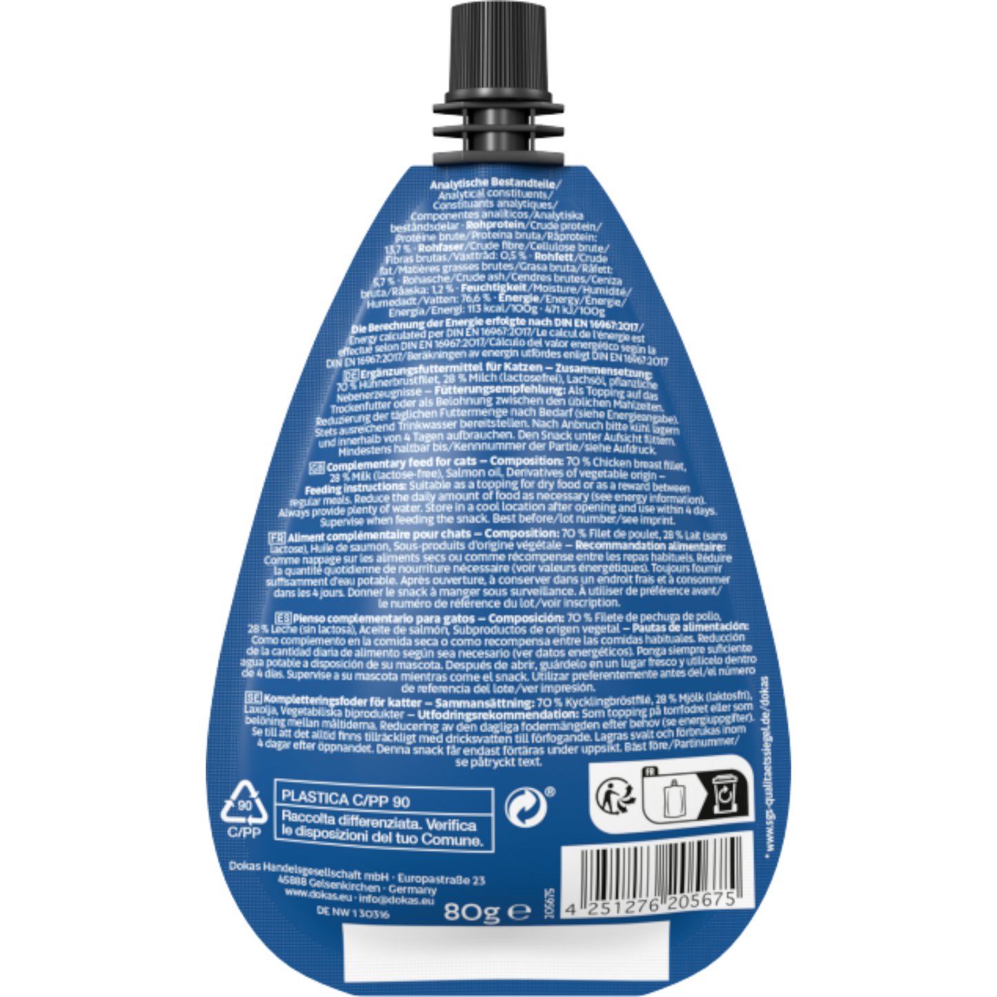 Dokas Cat - Milch-Creme mit Hühnerbrust