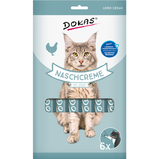 Dokas Cat - Nasch-Creme mit Leber