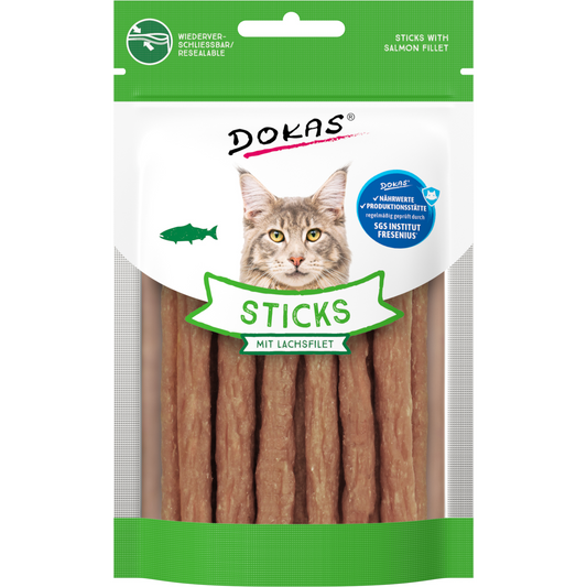 Dokas Cat - Sticks mit Lachsfilet