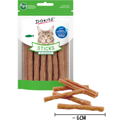 Dokas Cat - Sticks mit Lachsfilet