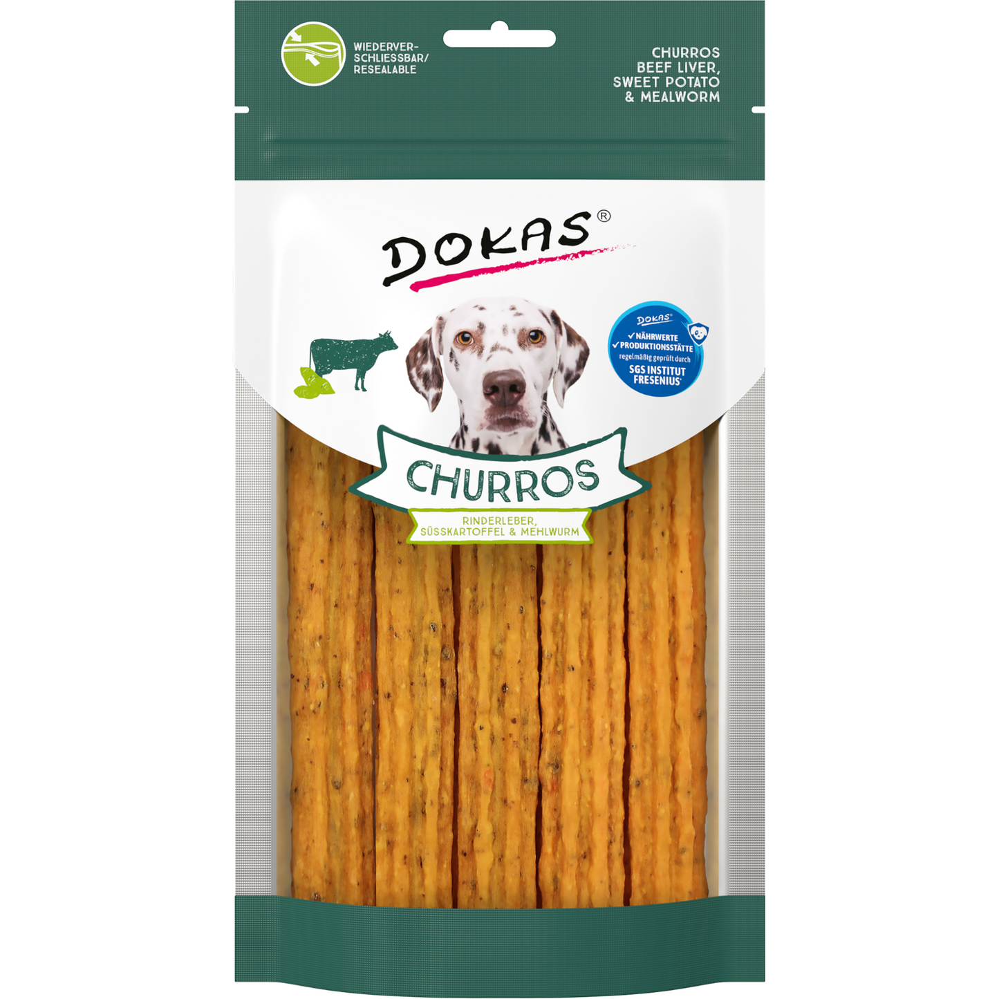Dokas Dog - Churros mit Rinderleber