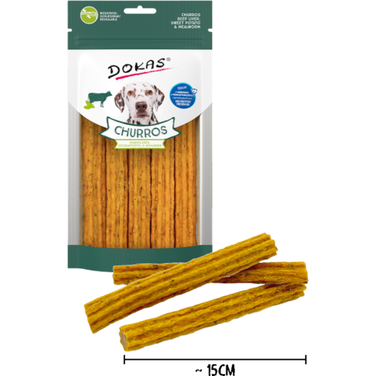 Dokas Dog - Churros mit Rinderleber