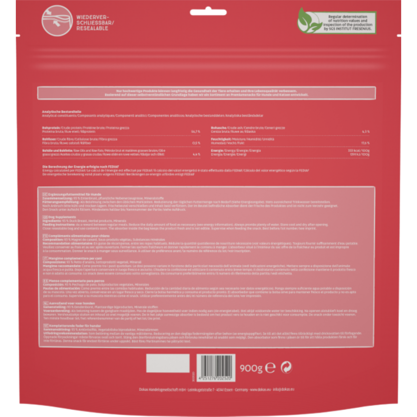 Dokas Dog - Entenbrust Scheiben