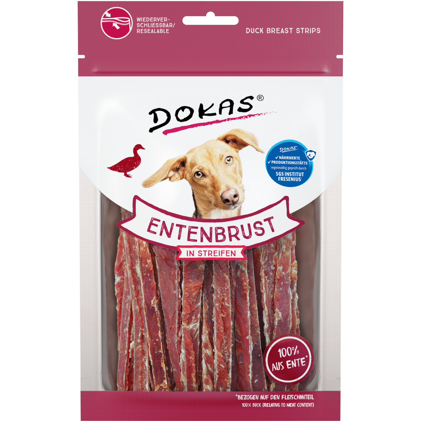 Dokas Dog - Entenbrust Streifen