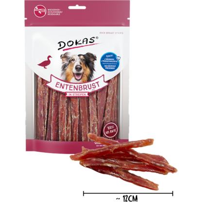 Dokas Dog - Entenbrust Streifen