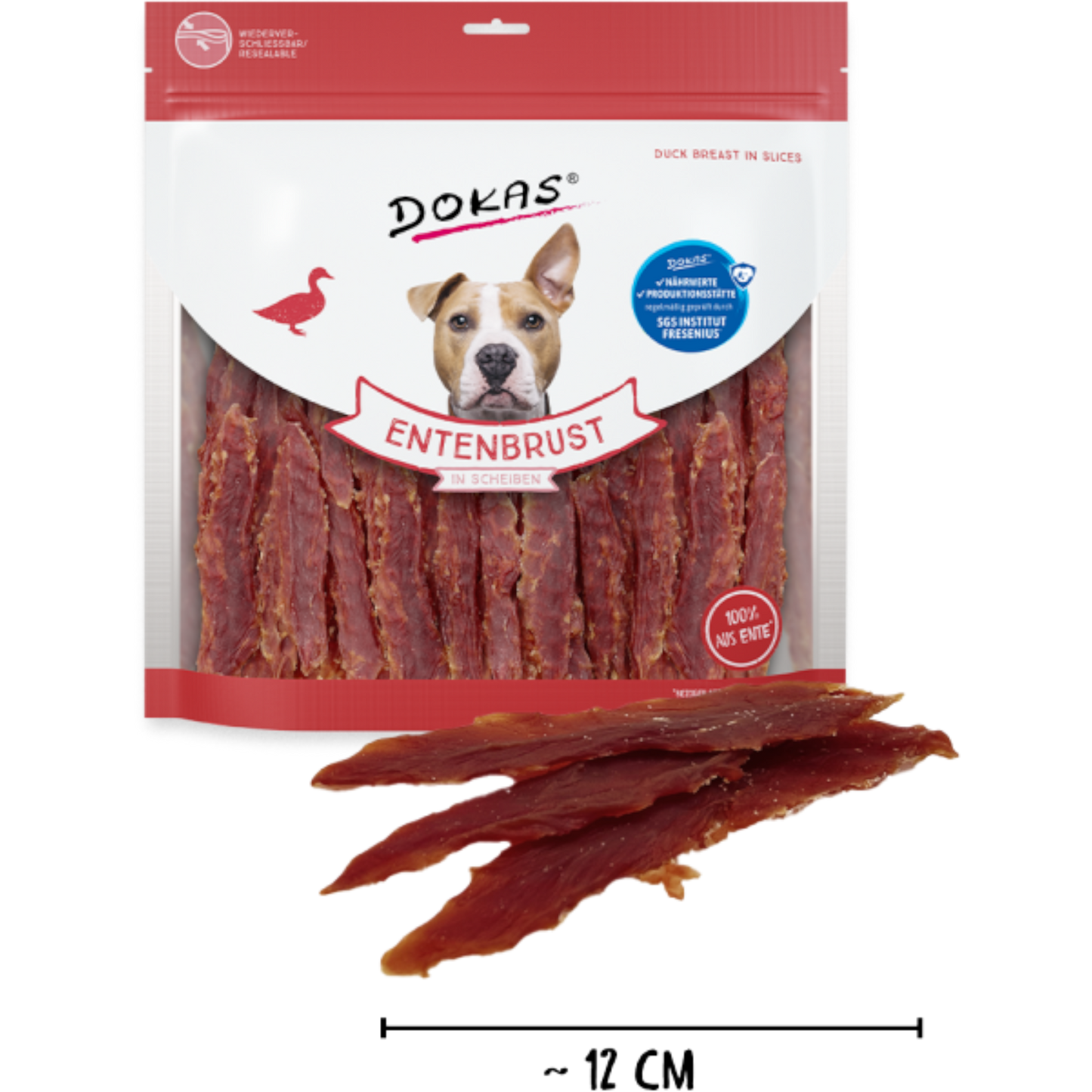 Dokas Dog - Entenbrust Streifen