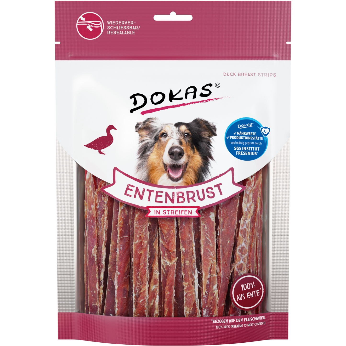 Dokas Dog - Entenbrust Streifen