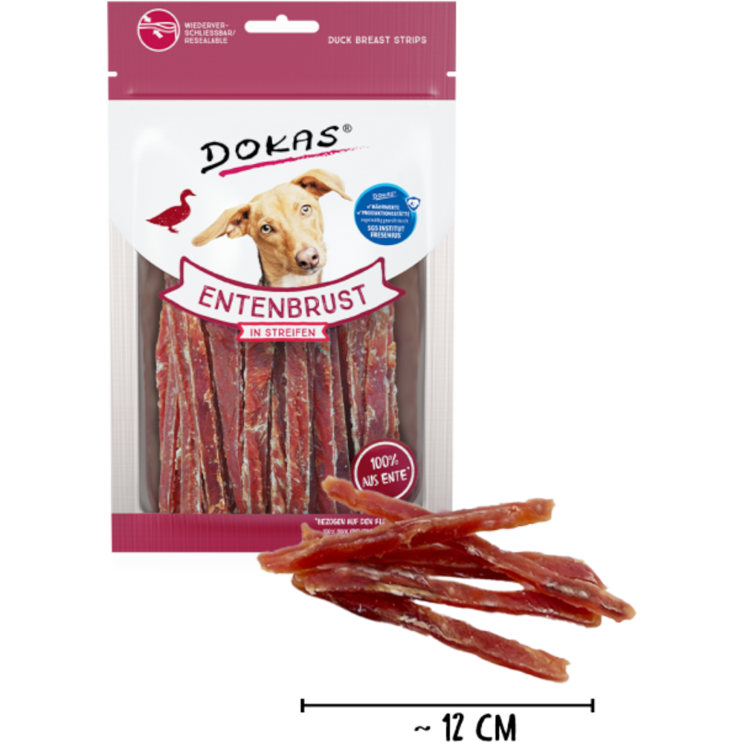Dokas Dog - Entenbrust Streifen