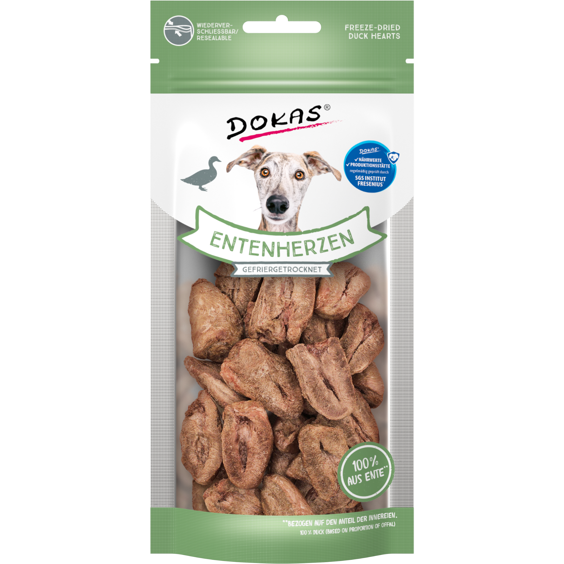 Dokas Entenherzen gefriergetrocknet – Single-Protein Hundesnack – Dein  Fellnasen Shop