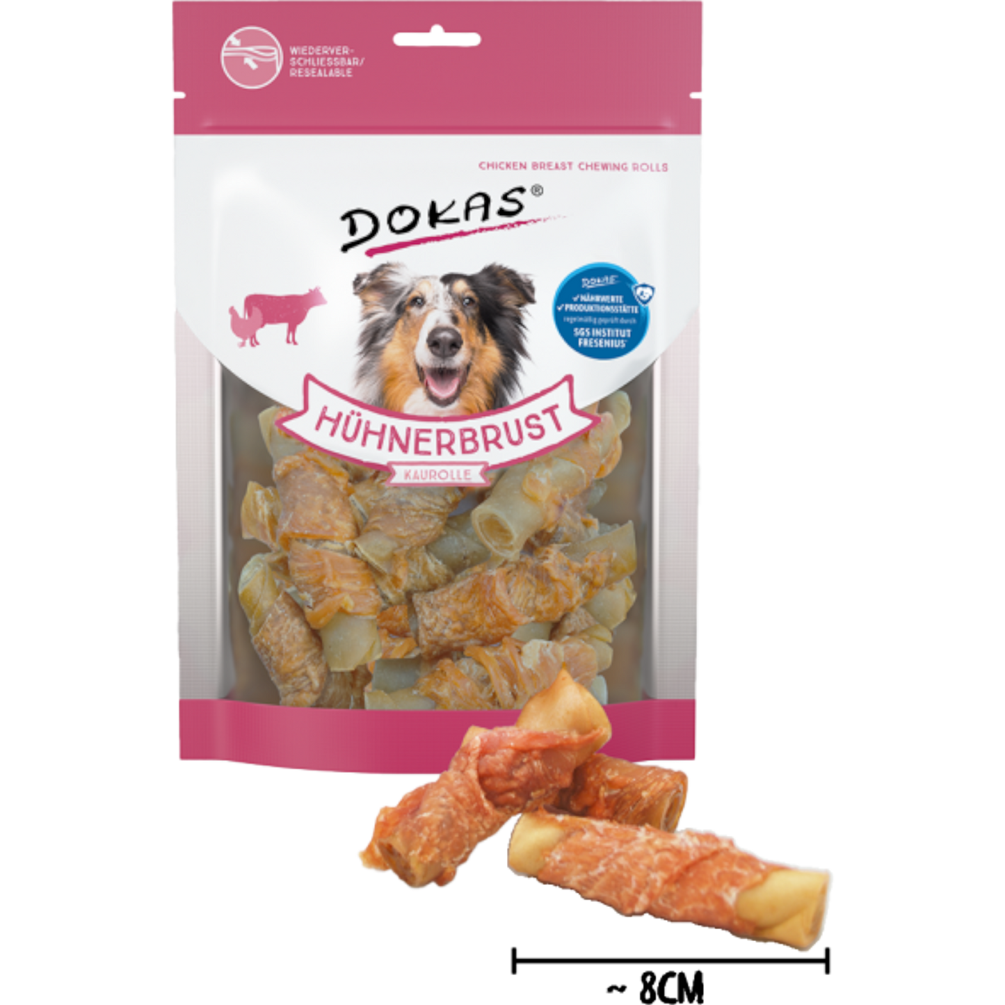 Dokas Dog - Hühnerbrust Kaurolle