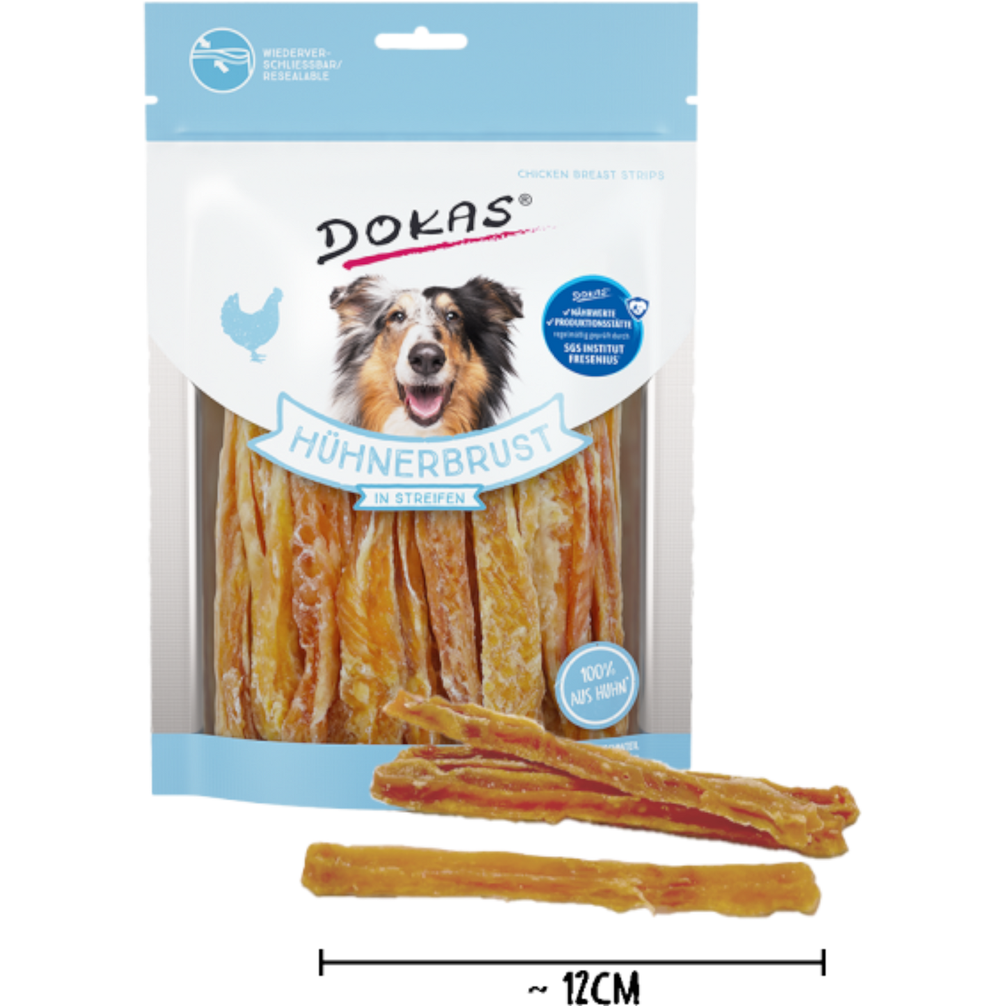 Dokas Dog - Hühnerbrust Streifen