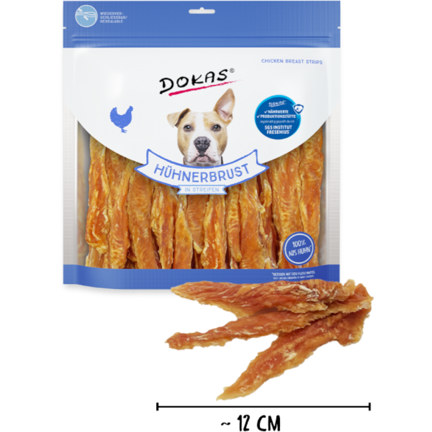 Dokas Dog - Hühnerbrust Streifen