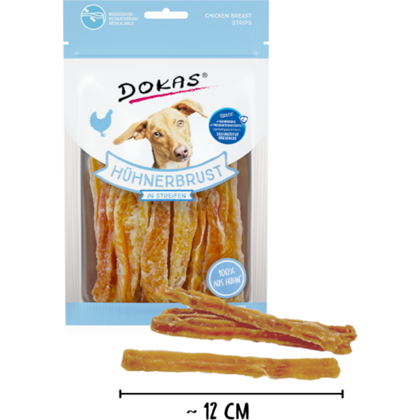 Dokas Dog - Hühnerbrust Streifen