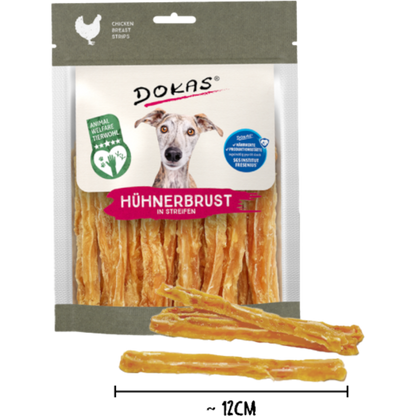 Dokas Dog - Hühnerbrust in Streifen
