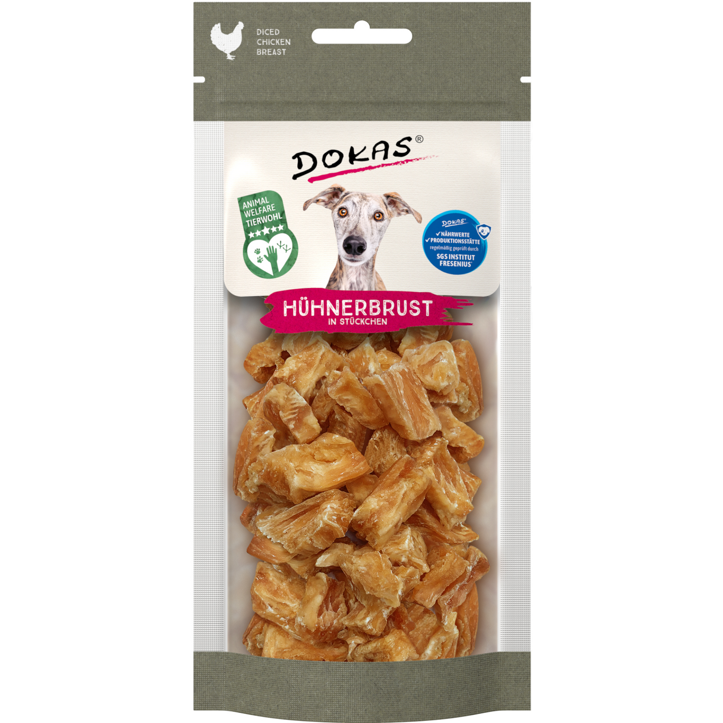 Dokas Dog - Hühnerbrust in Stückchen