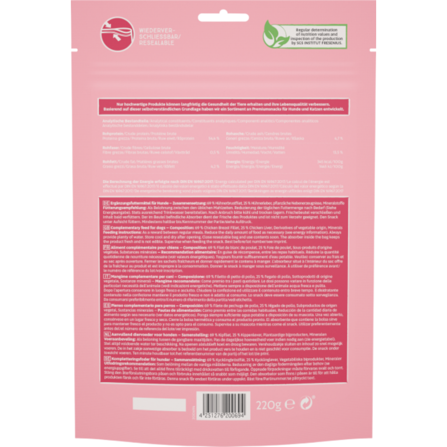 Dokas Dog - Hühnerbrust mit Leber