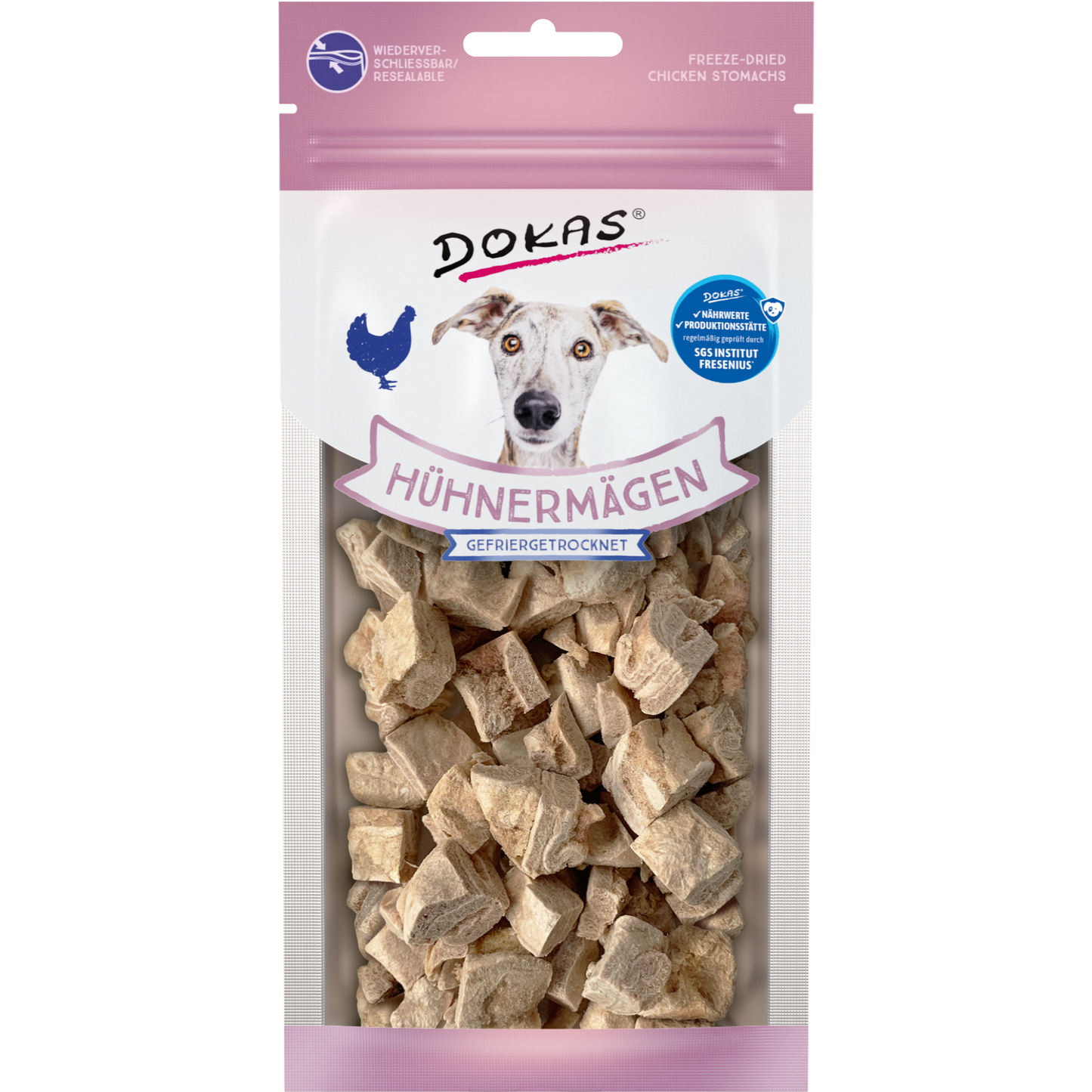 Dokas Dog - Hühnermägen (gefriergetrocknet)