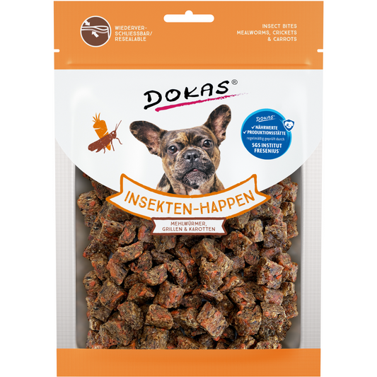 Dokas Dog - Insekten-Happen mit Karotte