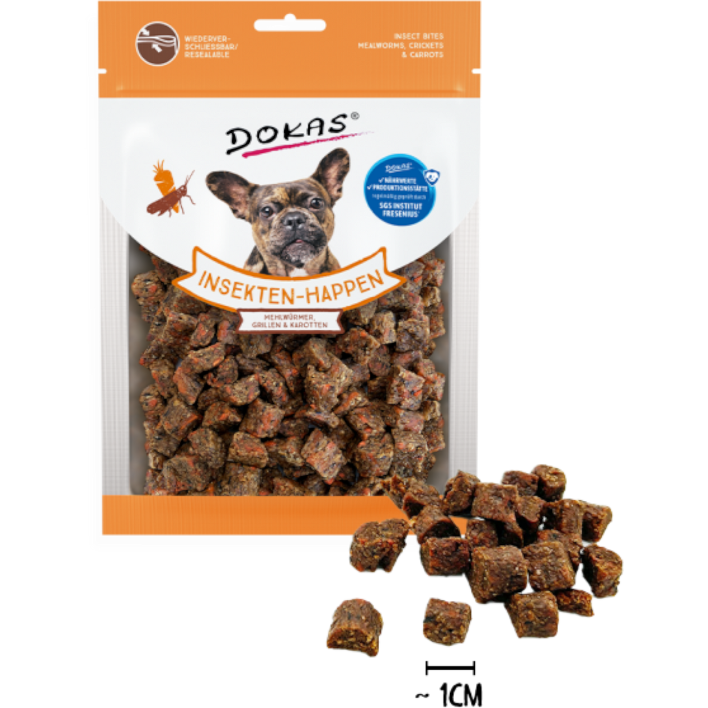 Dokas Dog - Insekten-Happen mit Karotte