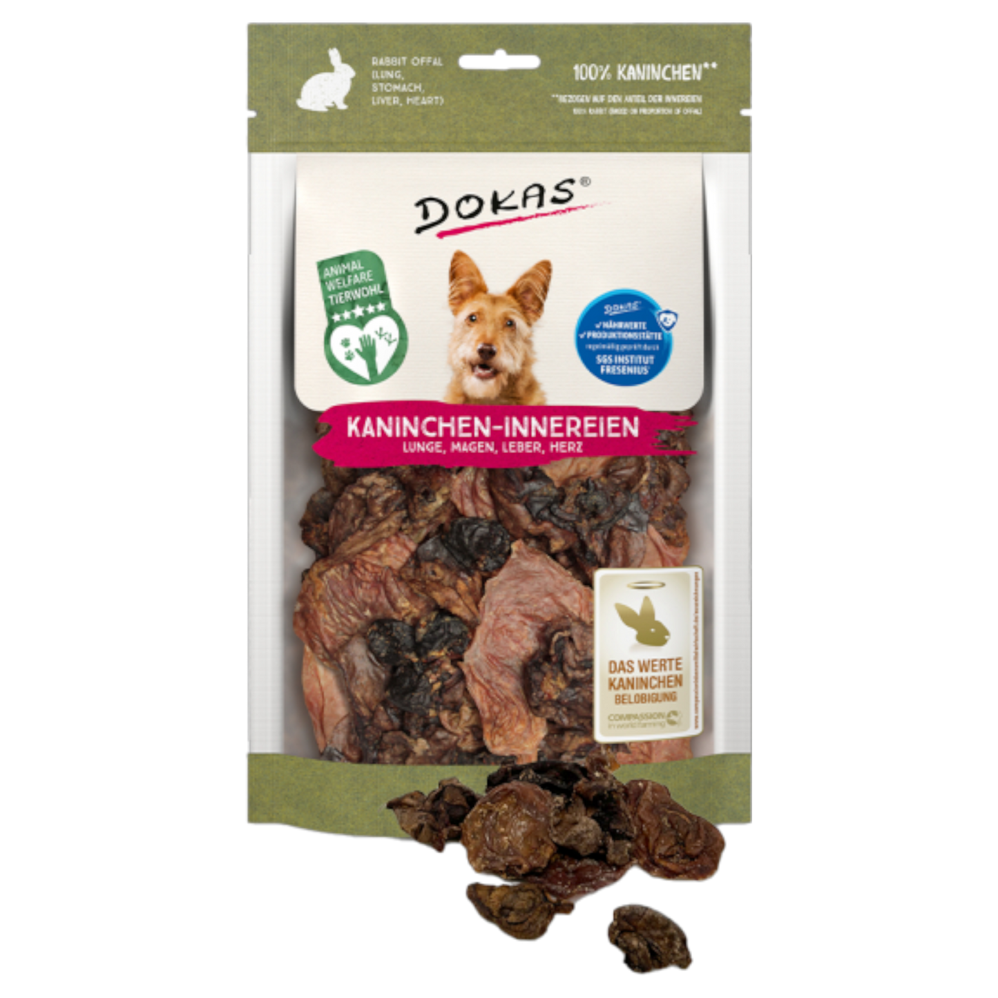 Dokas Dog - Kaninchen-Innereien