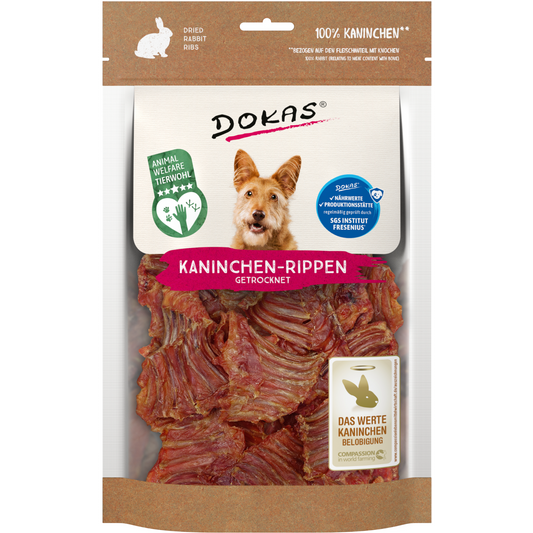 Dokas Dog - Kaninchen-Rippen mit Fleisch