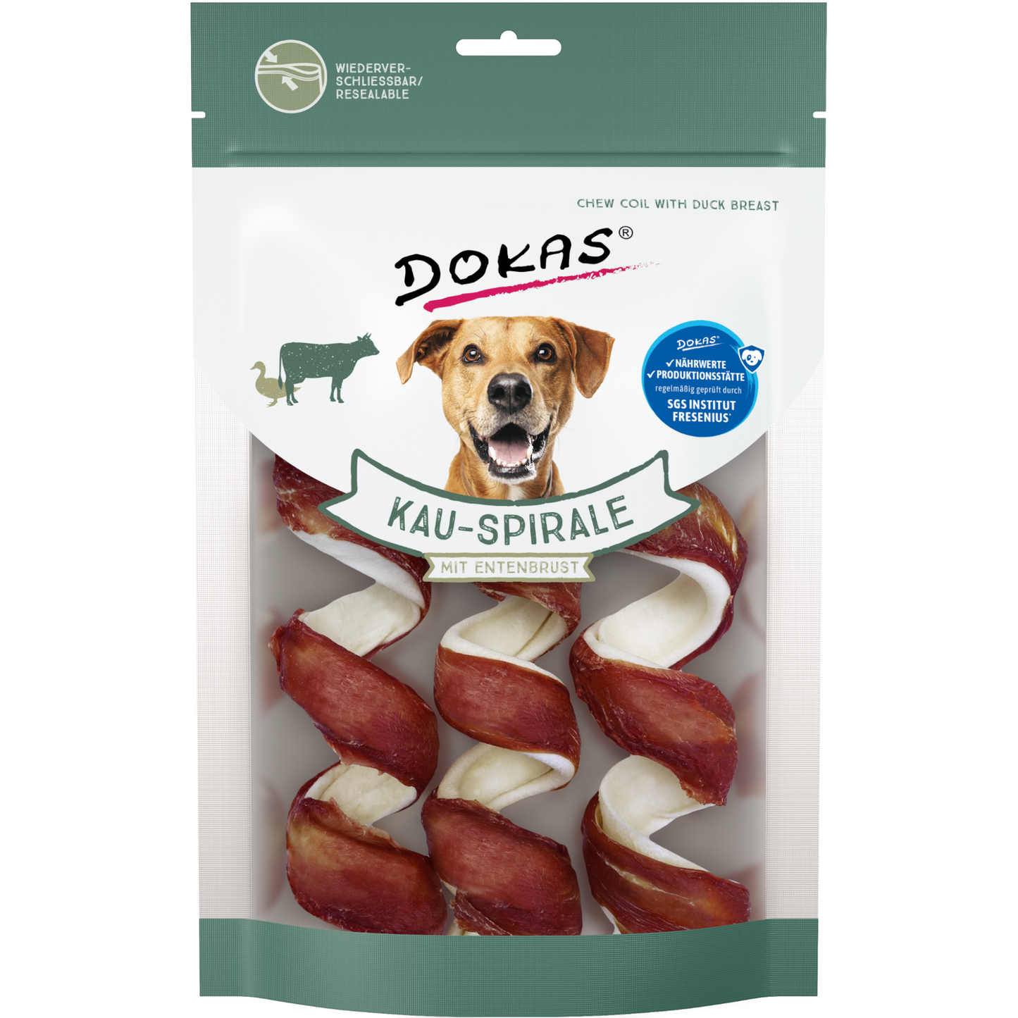 Dokas Dog - Kau-Spirale Entenbrust