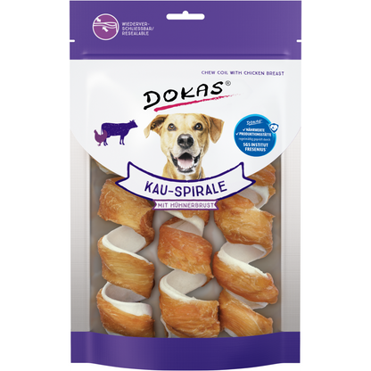 Dokas Dog - Kau-Spirale Hühnerbrust