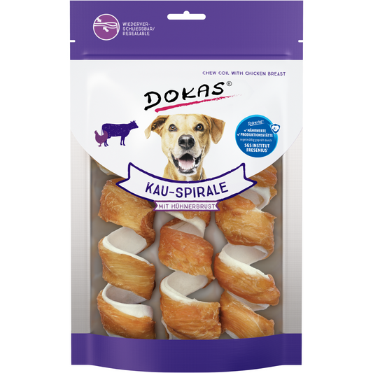Dokas Dog - Kau-Spirale Hühnerbrust