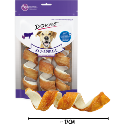Dokas Dog - Kau-Spirale Hühnerbrust