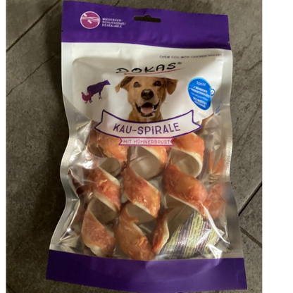 Dokas Dog - Kau-Spirale Hühnerbrust