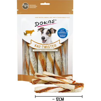 Dokas Dog - Kau-Twister Rinderhaut & Pansen